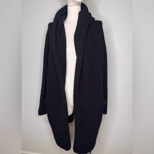 Peruvian Connection Alpaca Shawl Collar Waterfall Longline Cardigan Size XS/S